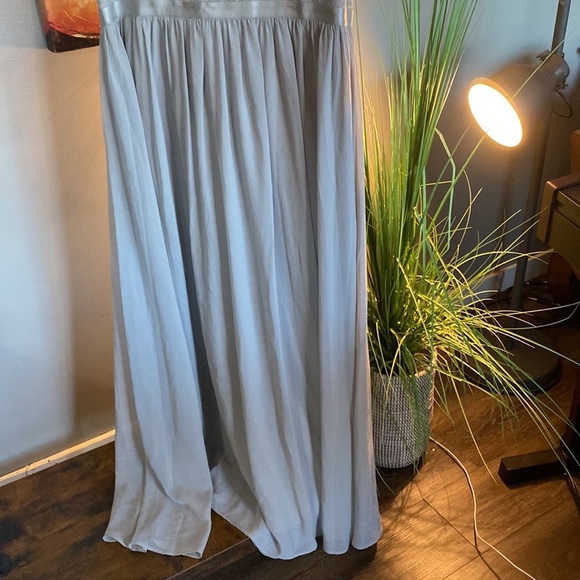 Dress Tells 2XL gray long lace top dressy dress - Picture 3 of 16